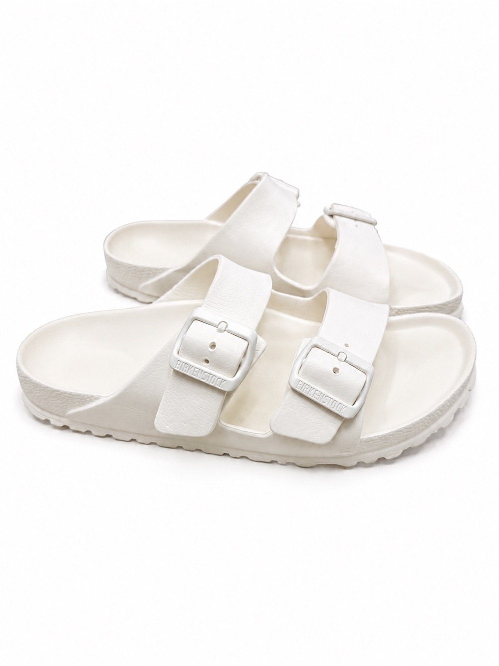 Birkenstock Arizona EVA White Slide Sandals Women’s 8 Men’s 6 EU 39